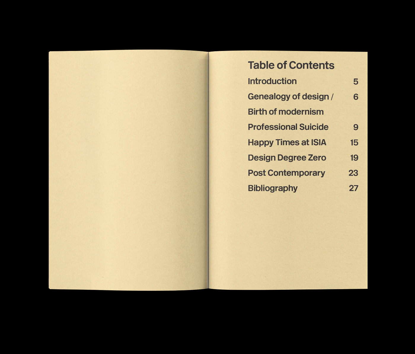 Table of Contents